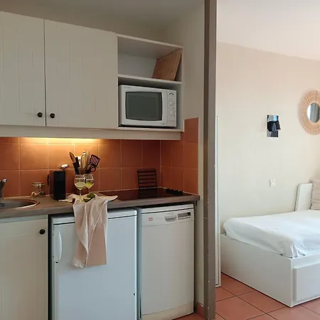 T1 Bis Avec Piscine Vue Golf Et Montagnes Apartment Arcangues Exterior photo